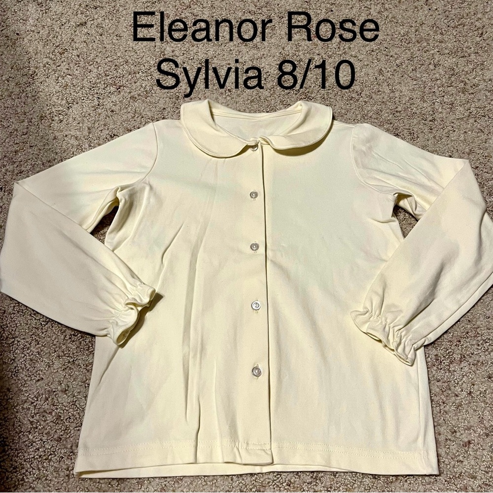 Eleanor Rose Cream Knit Sylvia Top